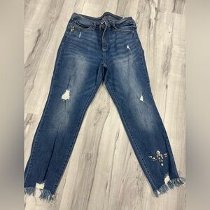 - Inc skinny leg jeans with bling